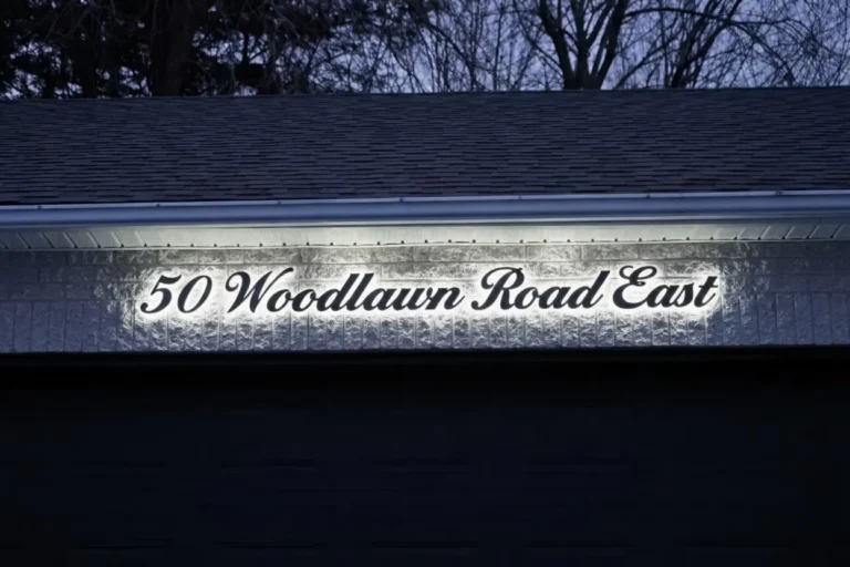 number house signs