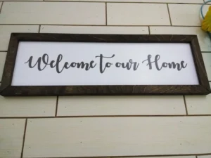 welcome home signs