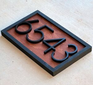 House Number Signs