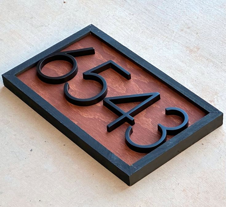 House Number Signs